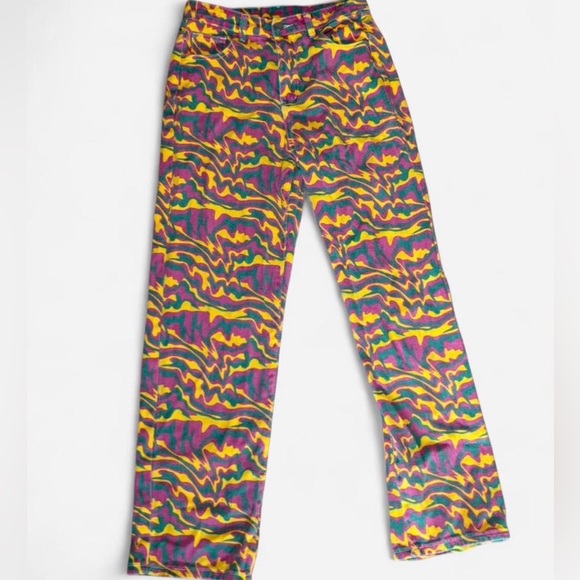 Colorful Patterned Jeans - Picture 1 of 4